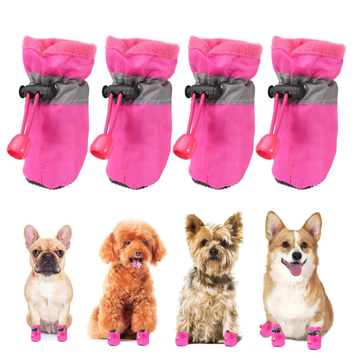 Anti-Slip Dog Boots for Small & Medium Dogs – Waterproof Paw Protectors