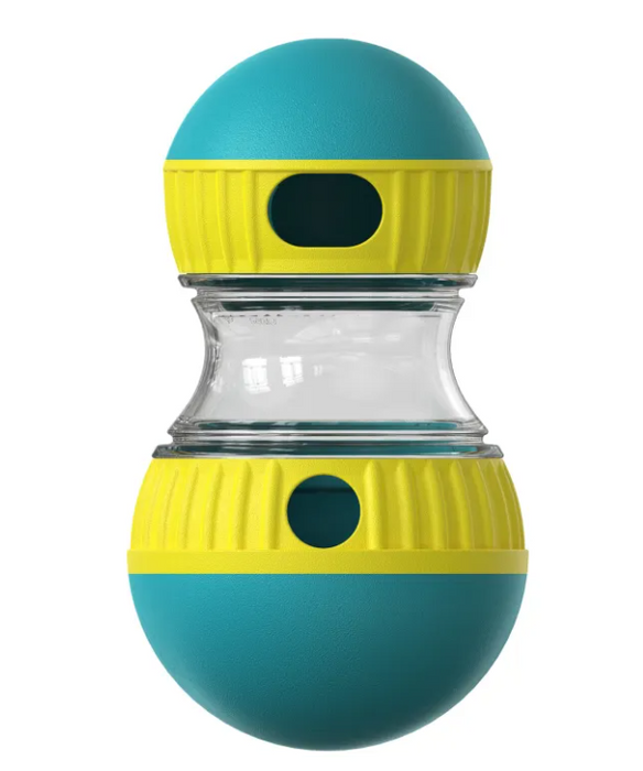 Wobble Treat Dispenser Toy for Dogs – Slow Feeder Puzzle Ball