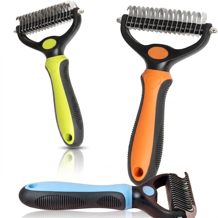 ✨ Full Care Bundle — Dematting Comb + Lick Mat + Leash