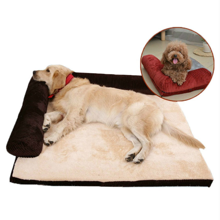 Orthopedic Dog Bed โ Plush Washable Mattress for Dogs & Cats