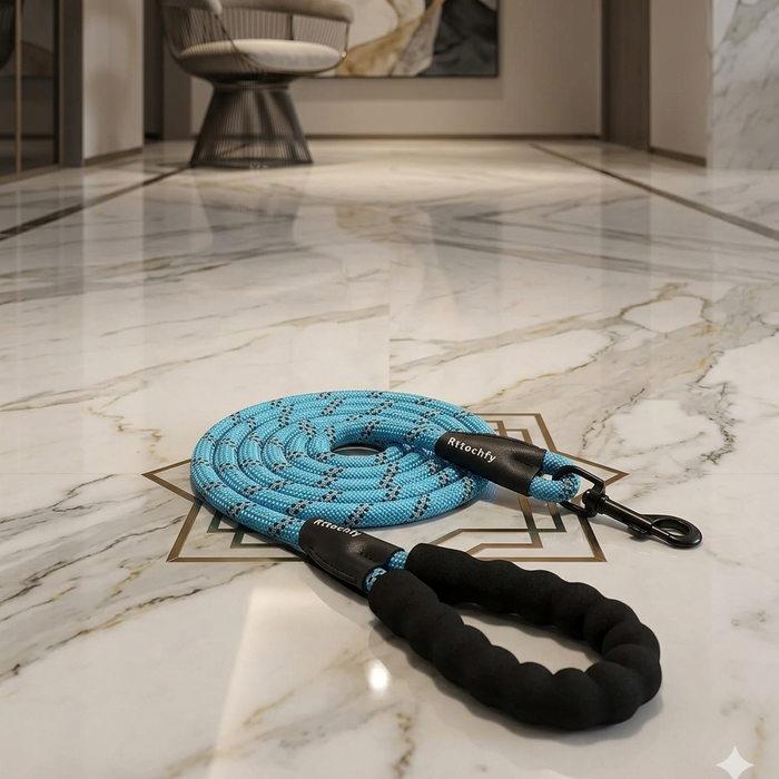 Reflective Rope Dog Leash – Padded Handle, Night Safety | Beats Amazon & Walmart Price