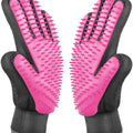 Pet Dog Cat Grooming Glove with 261TipsGentle Deshedding Brush Glove.
