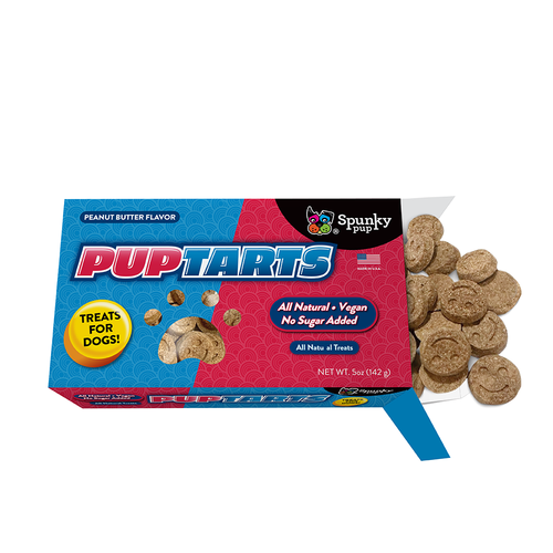 Pup Tarts Dog Treats Peanut Butter Flavor 5oz