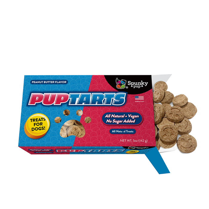 Pup Tarts Dog Treats – Peanut Butter Flavor 5oz