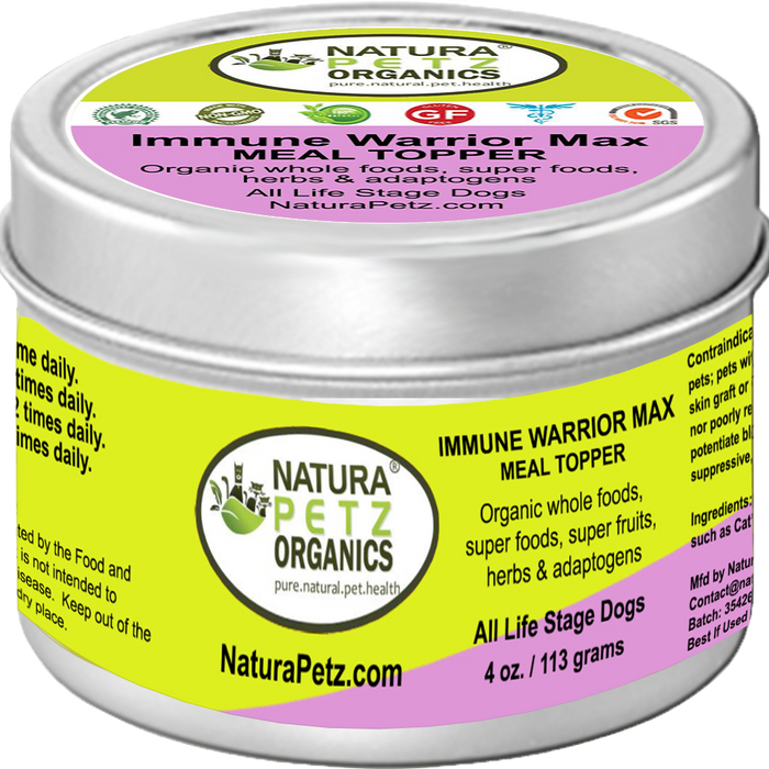 Immune Warrior Max Meal Topper – Master Blend Anti-Inflammatory Support for Dogs & Cats