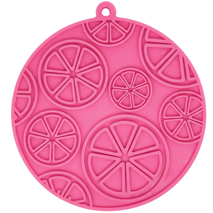 Citrus Design eMat – Enrichment Lick Mat for Dogs & Cats