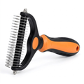 Double-Sided Pet Dematting Comb – Professional Deshedding & Detangling Grooming Tool for Dogs & Cats