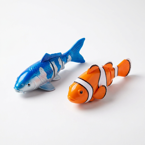 2-Pack Electric Moving Fish Cat Toy