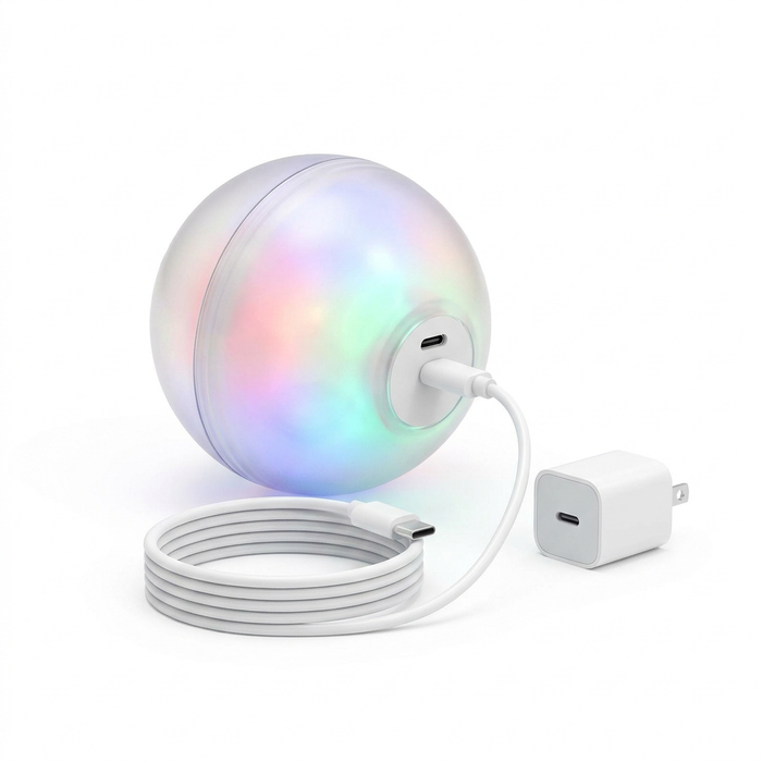 Rechargeable Rolling Ball Cat Toy