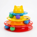 4-Layer Ball Track Tower — Interactive Cat Toy