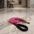 Pink Reflective Dog Leash