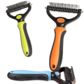 Double-Sided Pet Dematting Comb – Professional Deshedding & Detangling Grooming Tool for Dogs & Cats